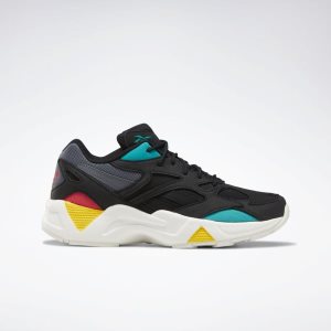 Adidasy Damskie Reebok Aztrek 96 Czarne/Szare/Turkusowe PL 29MZFJE